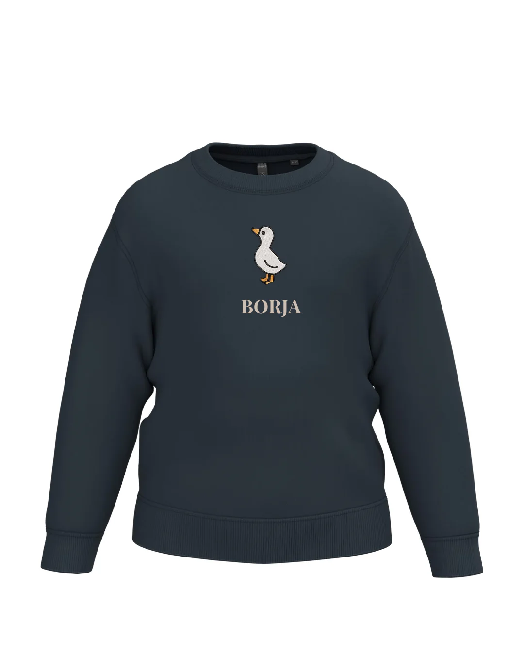 Sudadera personalizada mini pato azul marino - Image 5