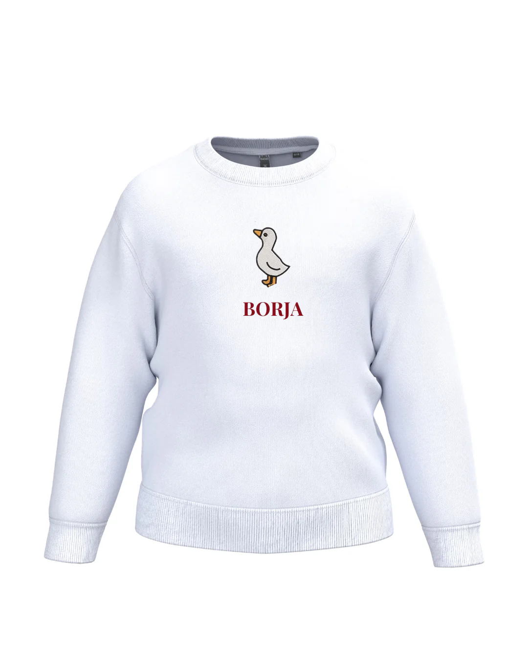 Sudadera personalizada mini pato blanco - Image 2