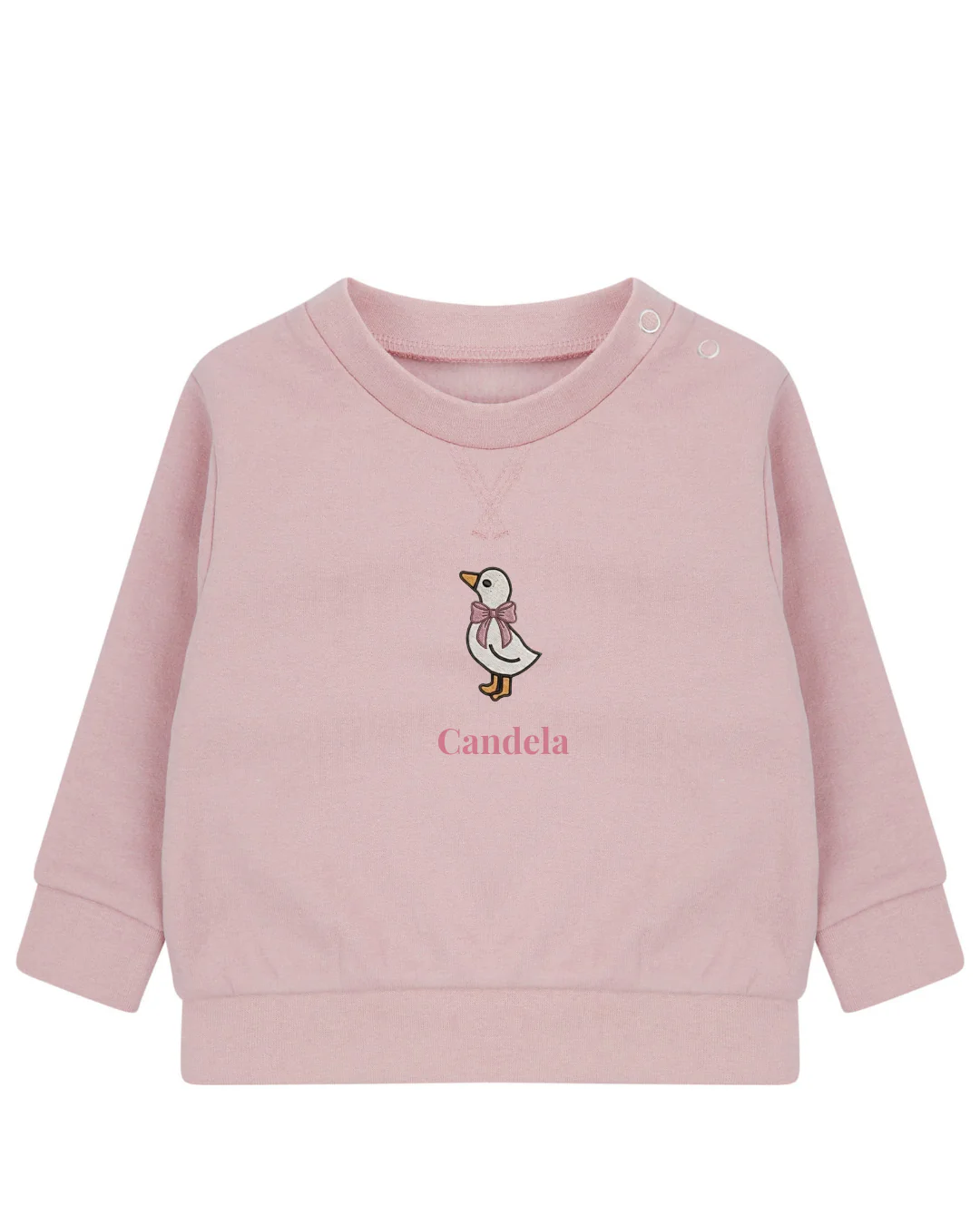 Sudadera personalizada mini pato niña rosa - Image 2
