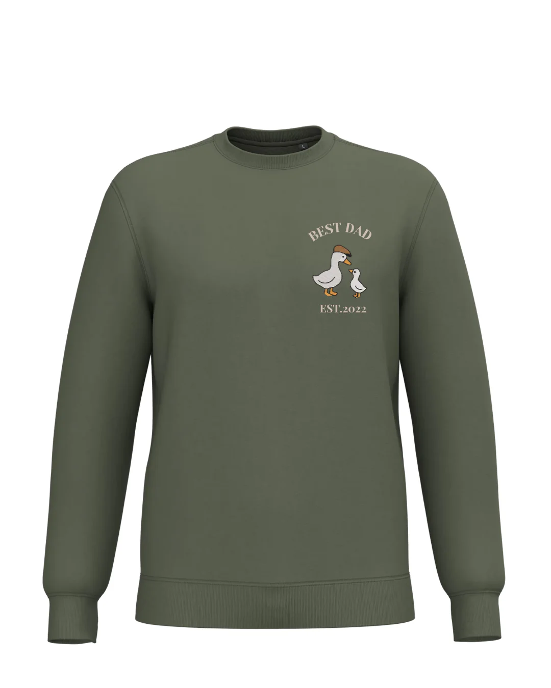 Sudadera Unisex personalizada Patos Kaki - Image 2