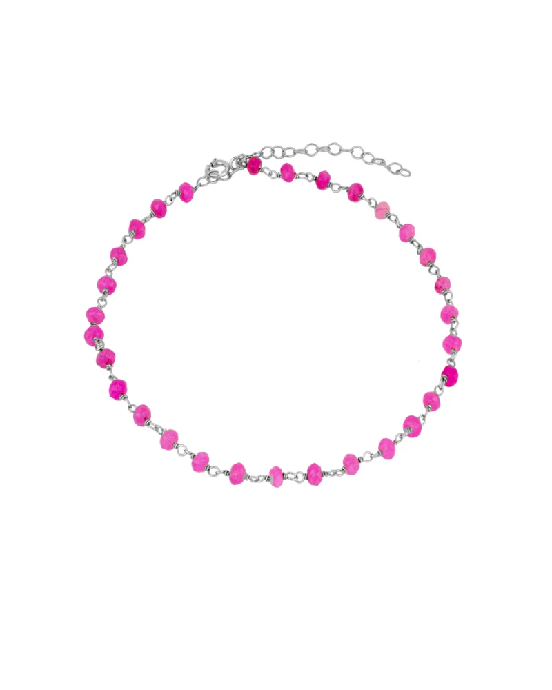 Tobillera Jade Fucsia - Image 2