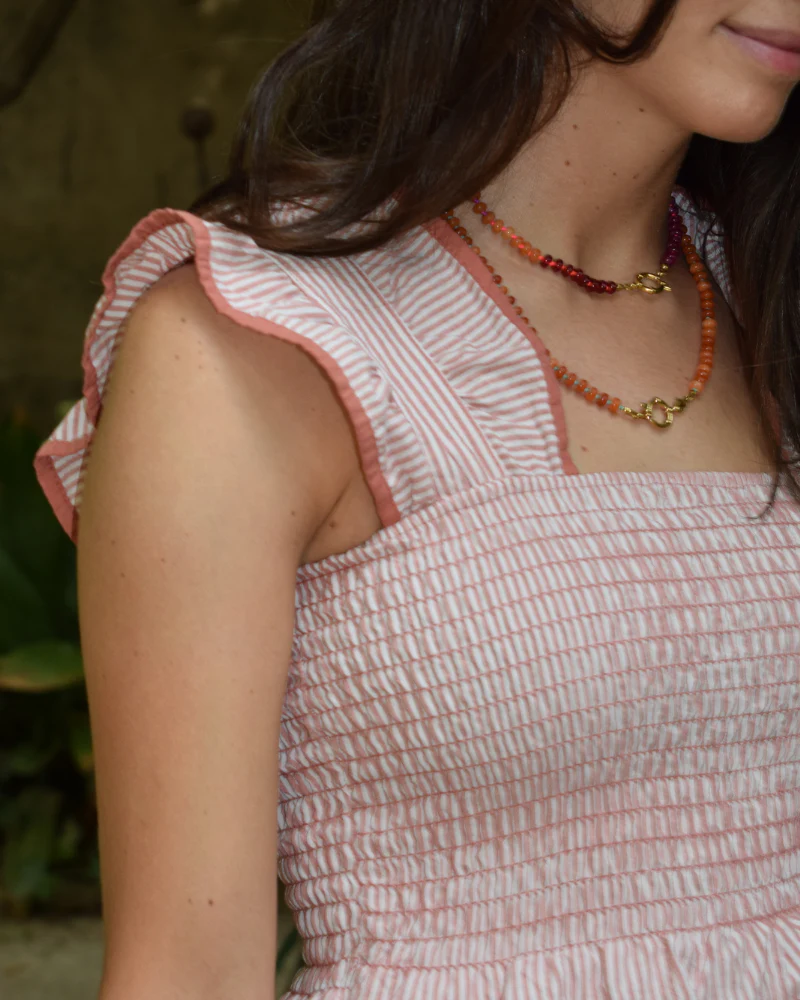 Vestido Aurora Coral - Image 4