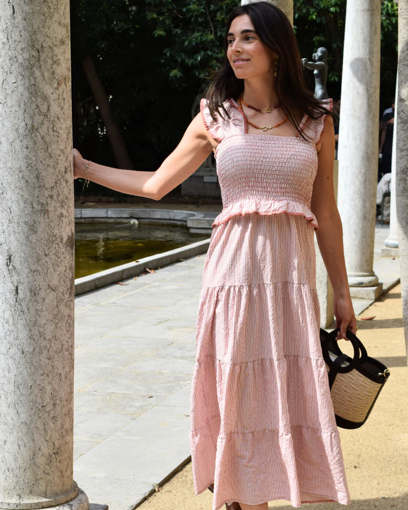 Vestido Aurora Coral - Image 5