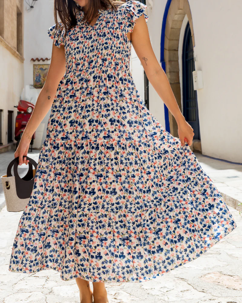 Vestido blue flowers - Image 3