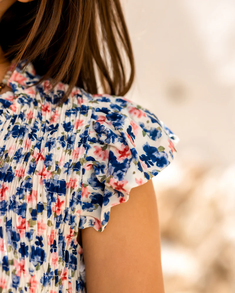 Vestido blue flowers - Image 5