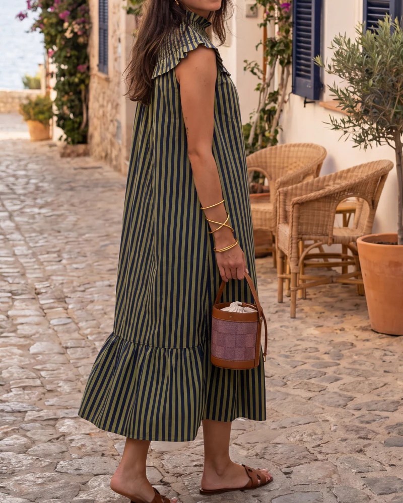 Vestido Jazmin Green Stripes - Image 5