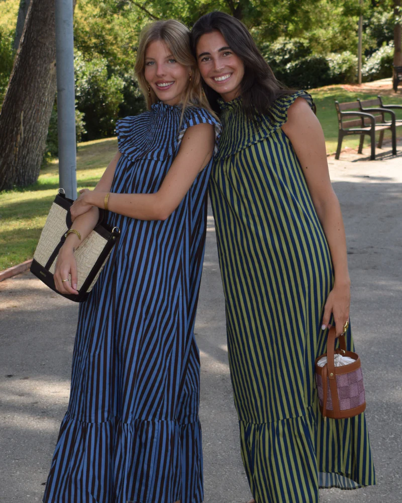 Vestido Jazmin Brown Stripes - Image 4